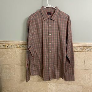 Untuckit Mens Flannel Button Down XL